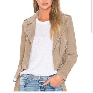 Blank NYC Suede Moto Jacket M